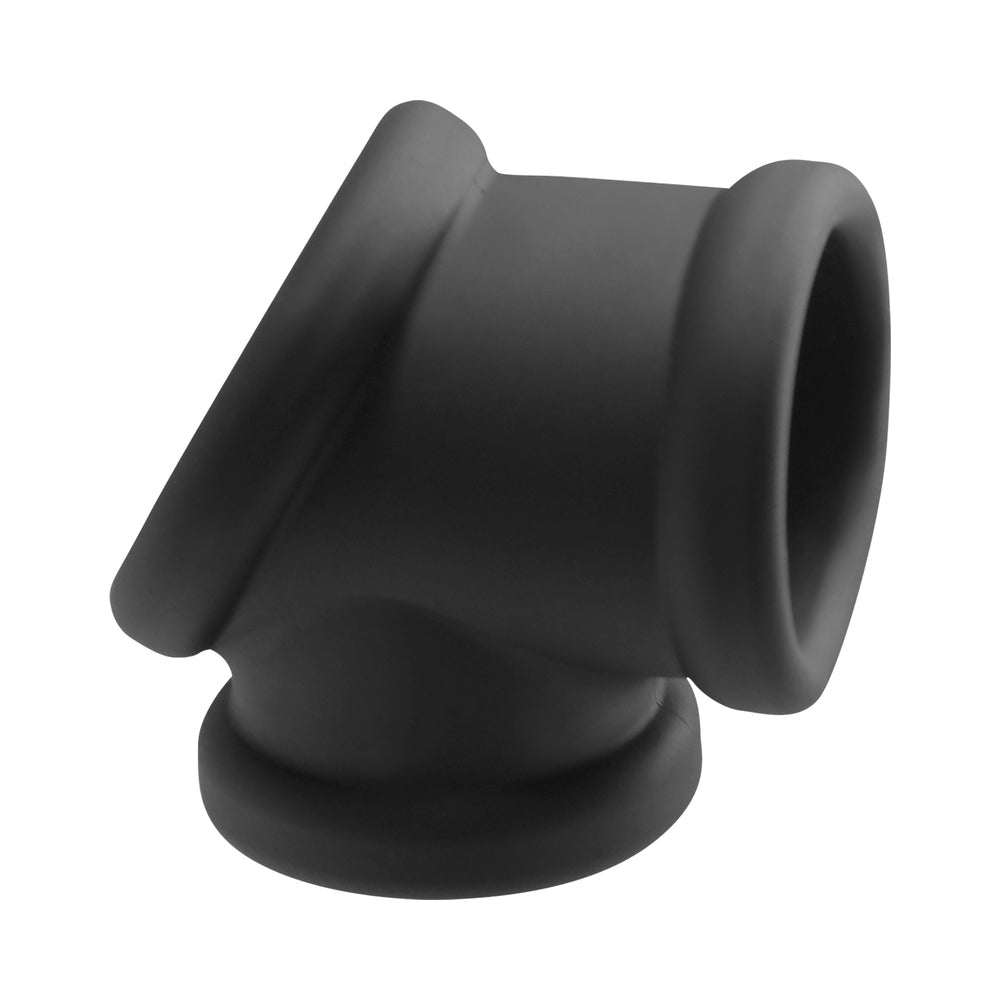Renegade Piper Cock & Balls Ring - Black