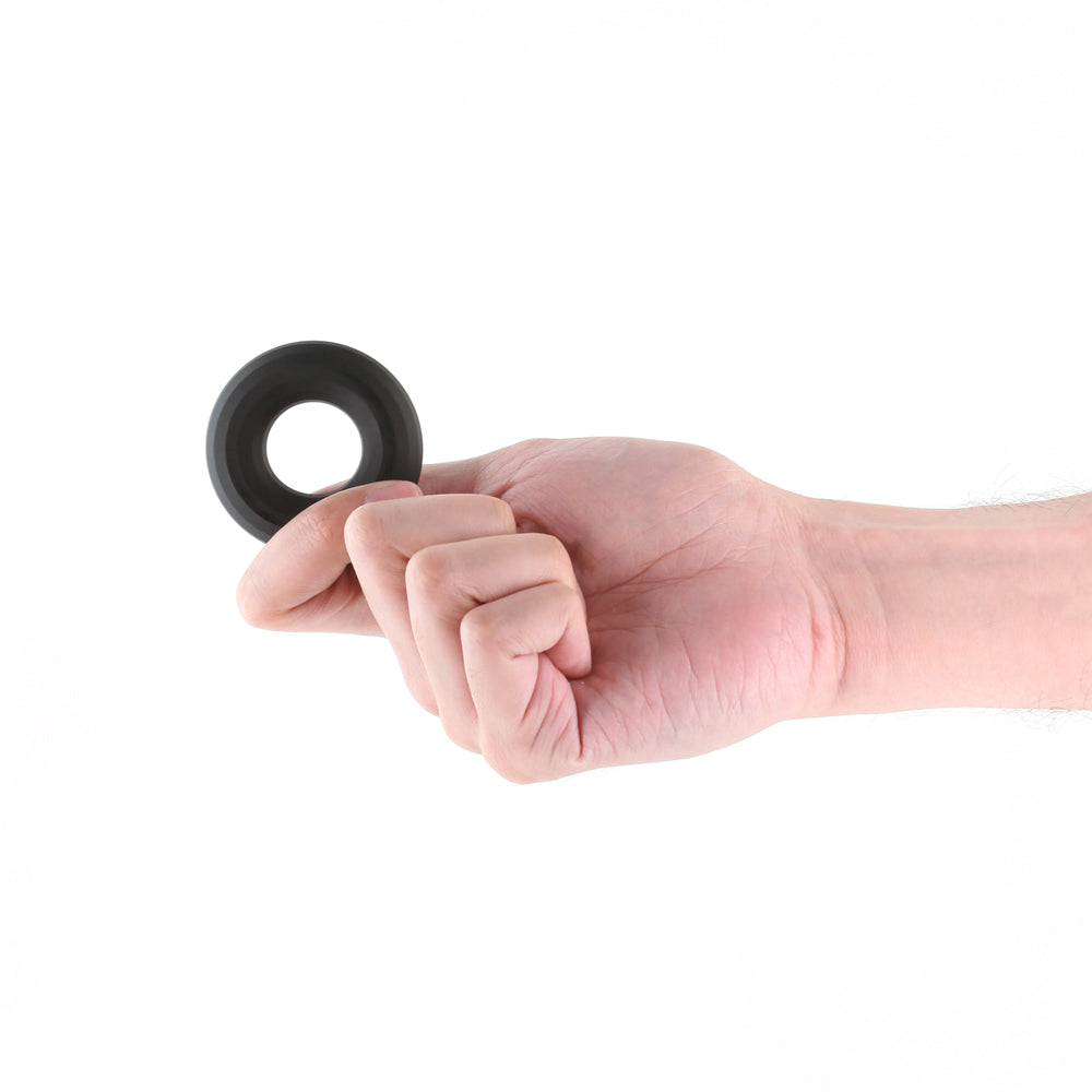 Renegade Fireman Cock Ring - Medium Black