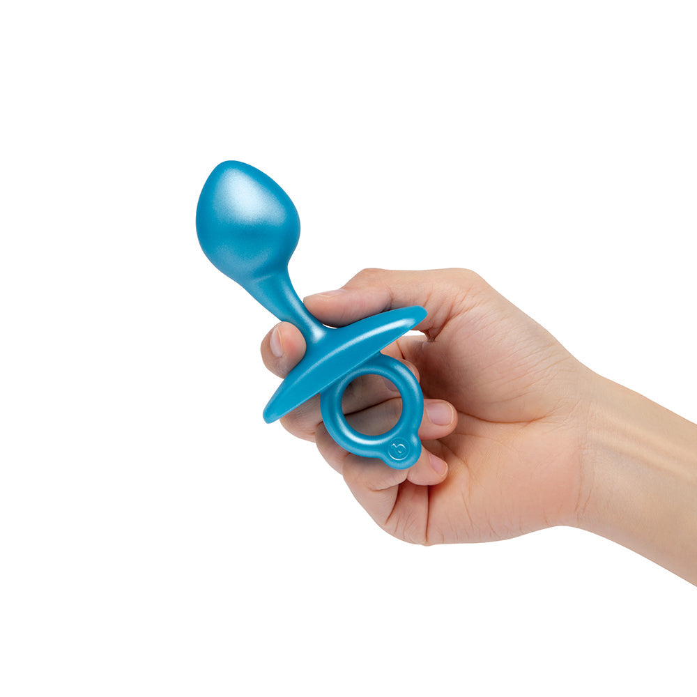 b-Vibe Butties Bulb Tapered Prostate Plug - Blue