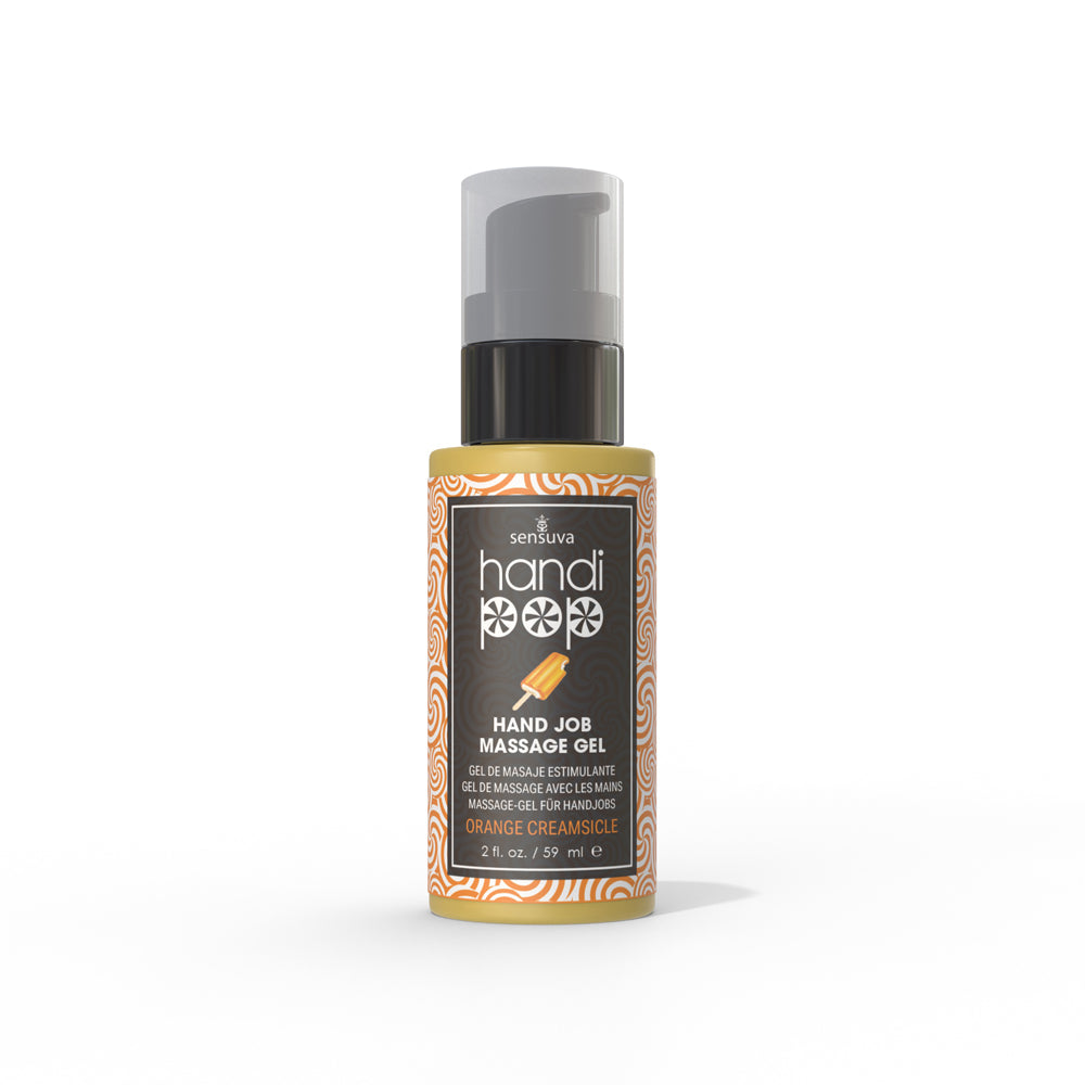 Sensuva Handipop Edible Massage Gel-Orange Creamsicle 2oz