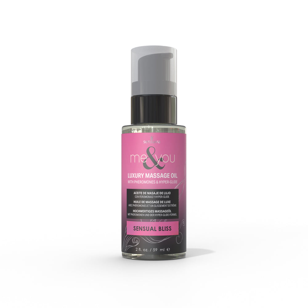 Sensuva Me & You Massage Oil-Sensual Bliss 2oz