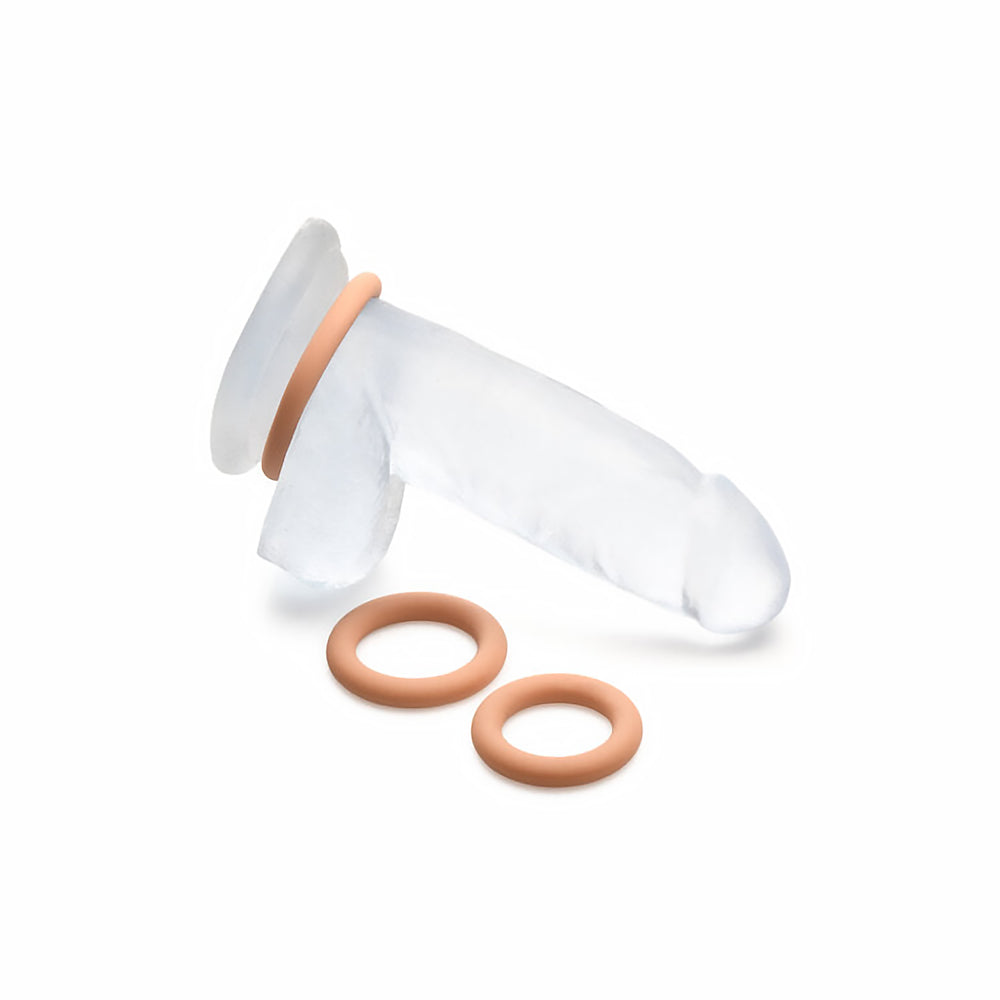 Curve Toys Jock Silicone Cock Ring Set of 3 - Medium