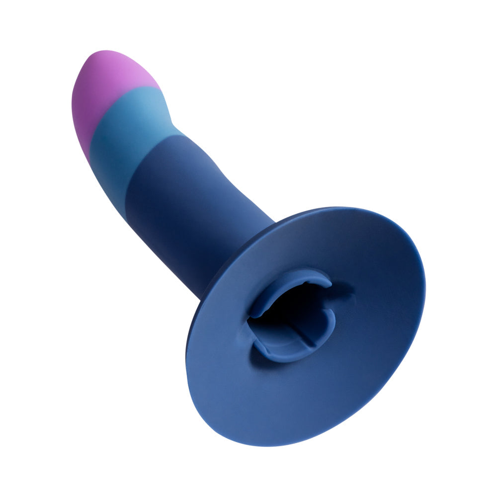 ROMP Piccolo 3 Color Dildo - Blue