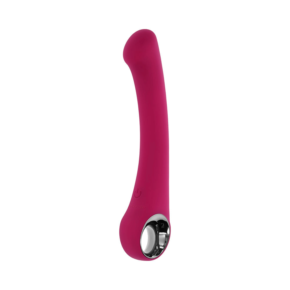 Evolved Pleasure Curve G-Spot Vibrator - Burgundy