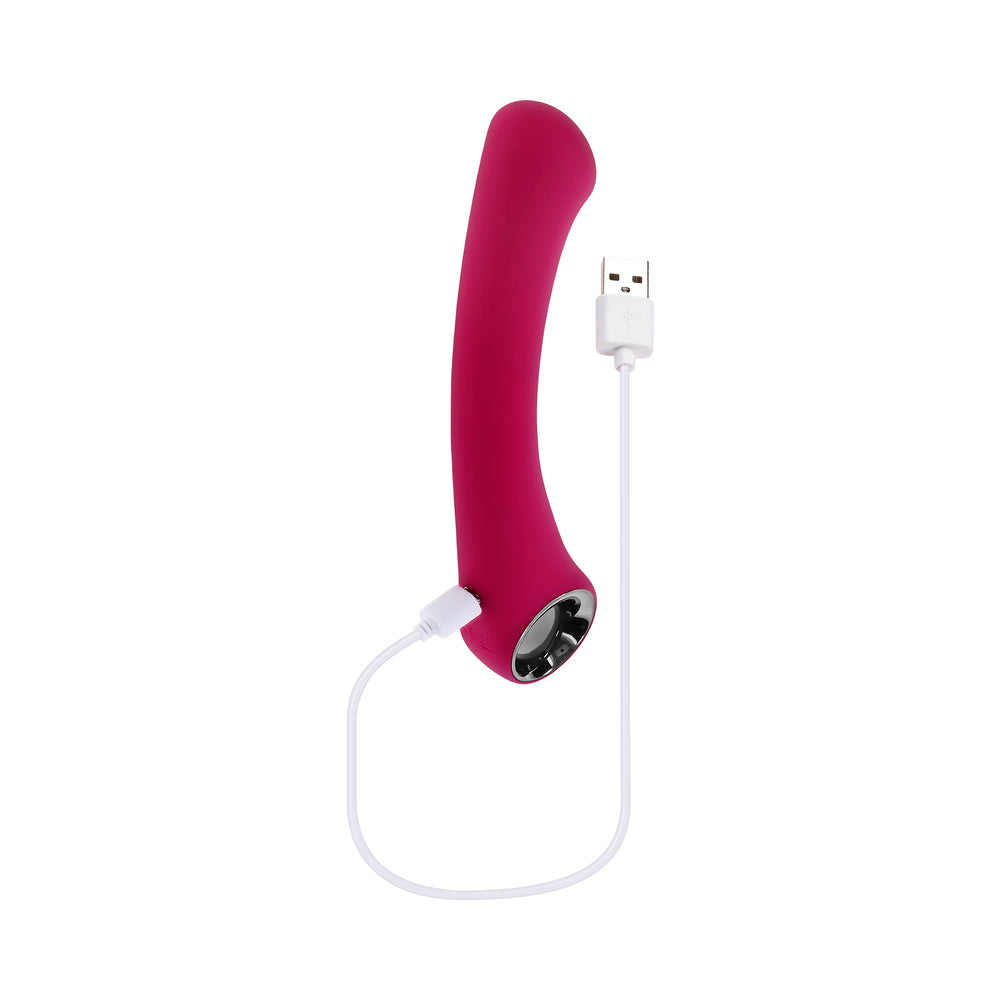 Evolved Pleasure Curve G-Spot Vibrator - Burgundy