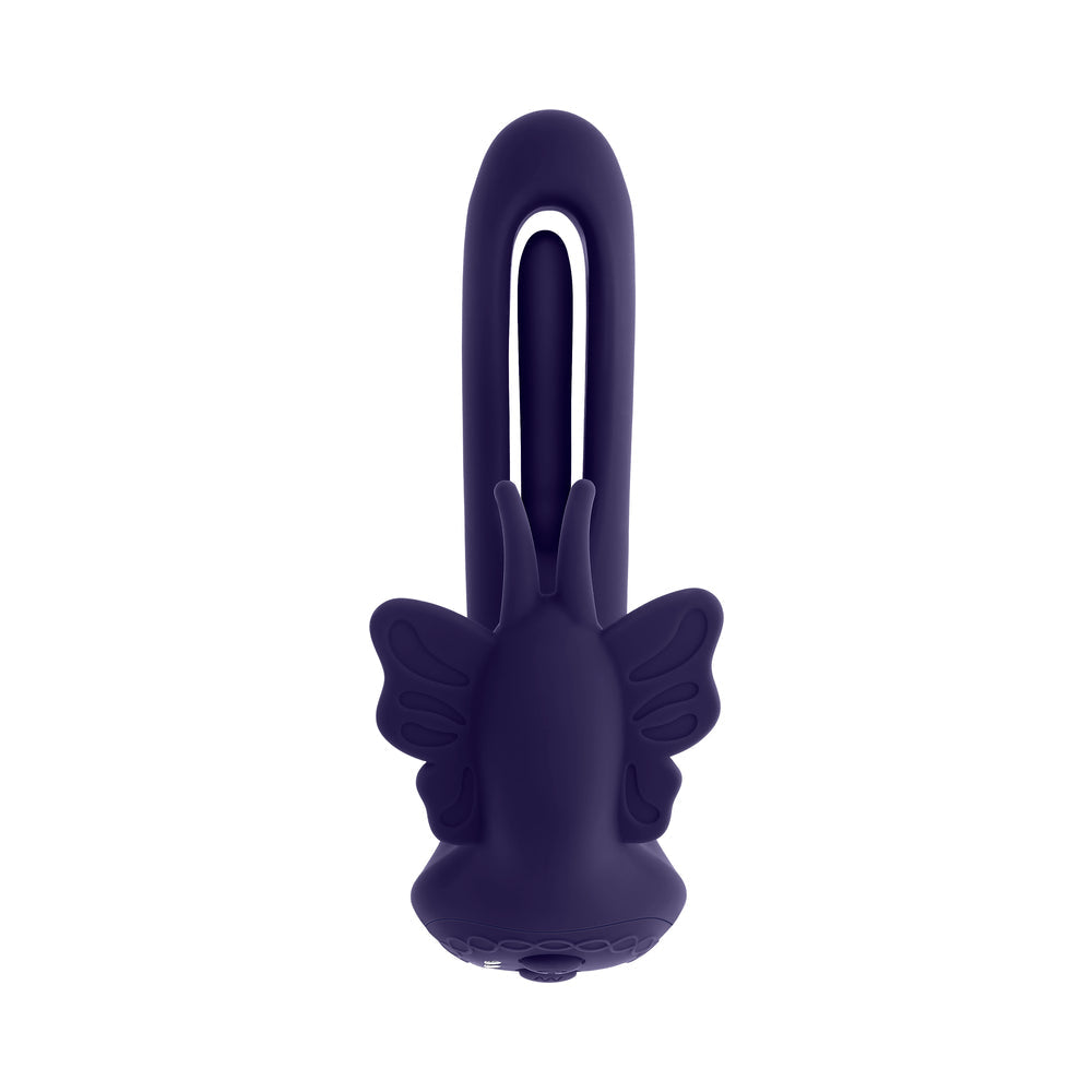 Evolved Lord of the Wings Flapping & Vibrating Stimulator - Purple