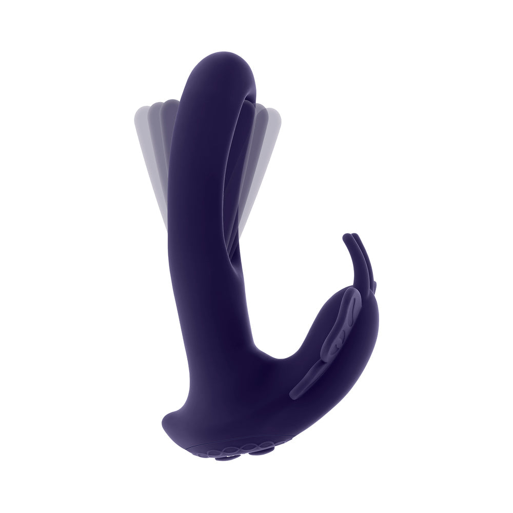 Evolved Lord of the Wings Flapping & Vibrating Stimulator - Purple
