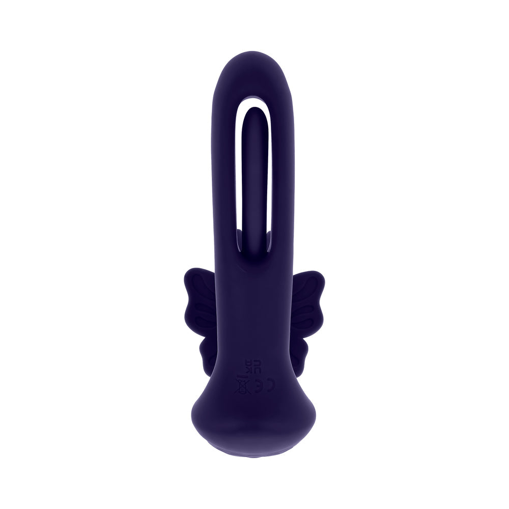 Evolved Lord of the Wings Flapping & Vibrating Stimulator - Purple