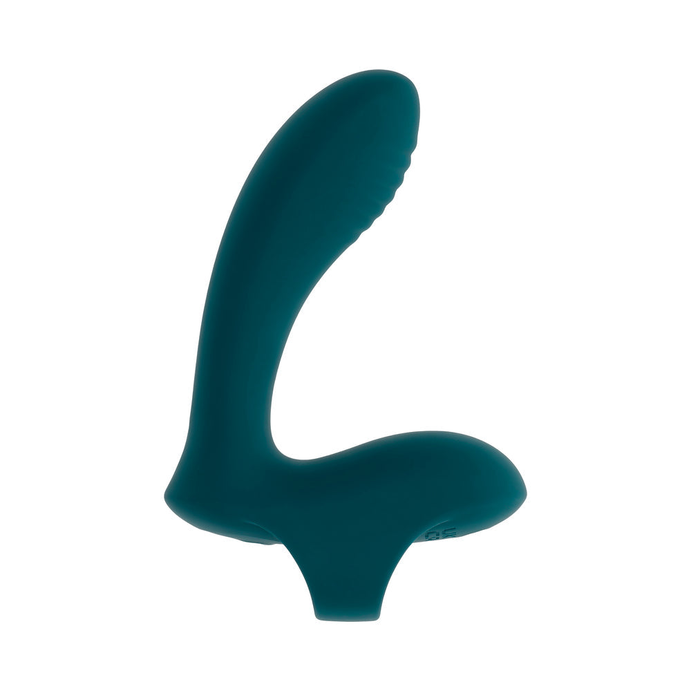 Playboy Pleasure Wrapped Around My Finger Multi Play Vibrator - Dark Teal