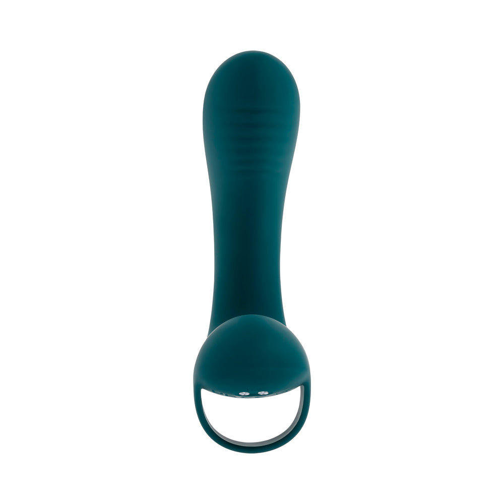 Playboy Pleasure Wrapped Around My Finger Multi Play Vibrator - Dark Teal