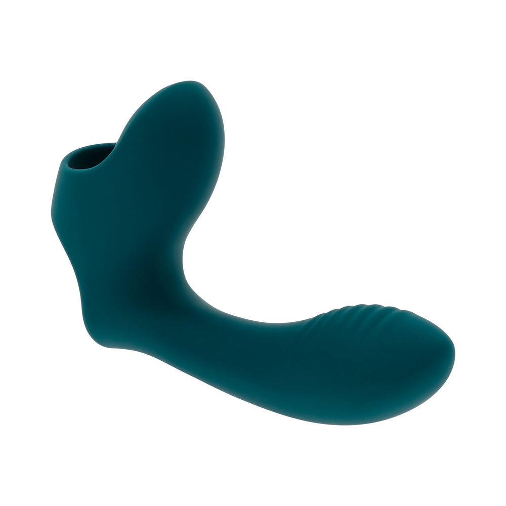 Playboy Pleasure Wrapped Around My Finger Multi Play Vibrator - Dark Teal