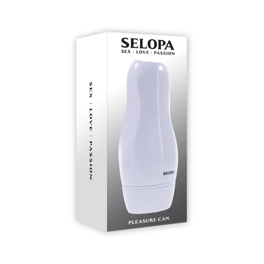 Selopa Pleasure Can Stroker - White