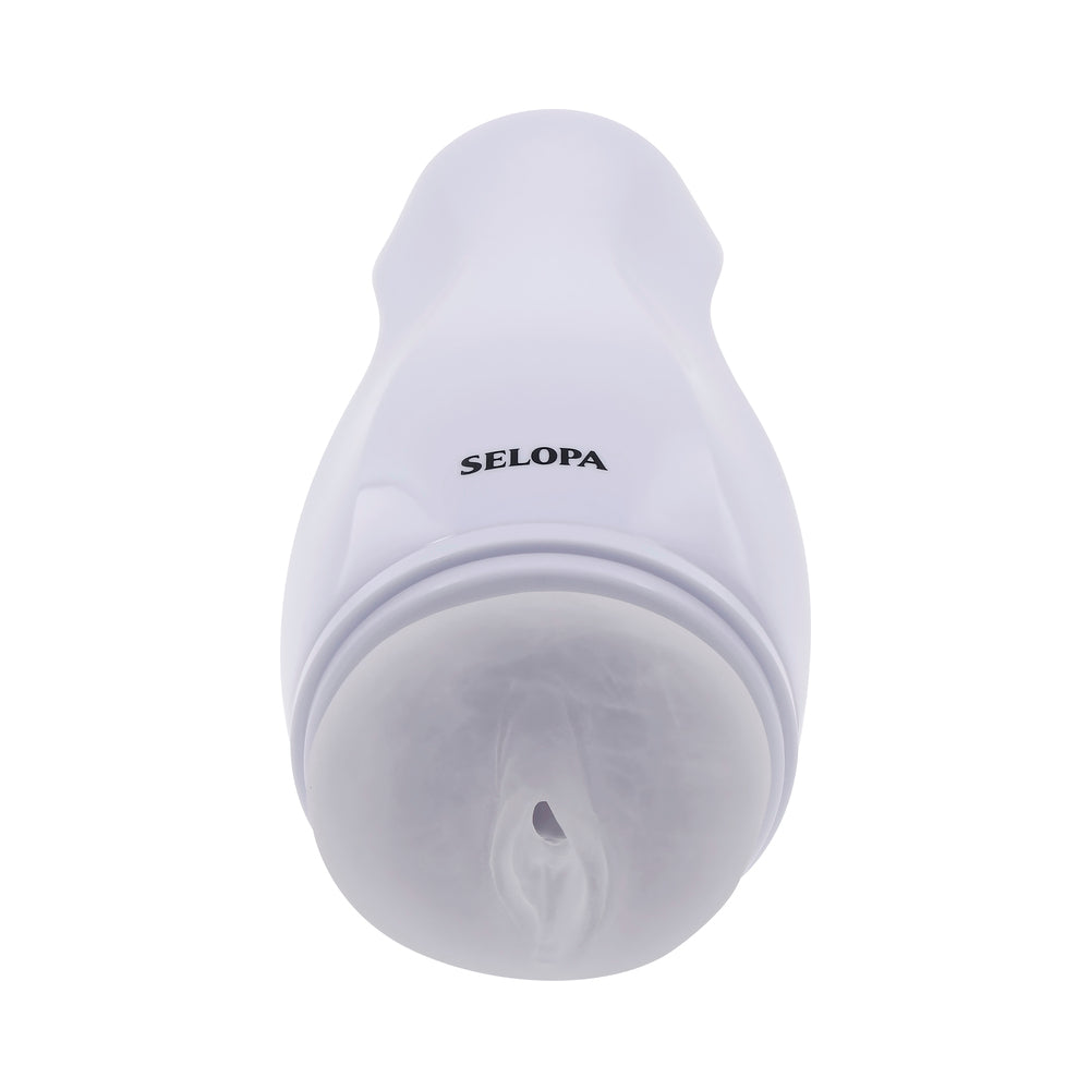 Selopa Pleasure Can Stroker - White