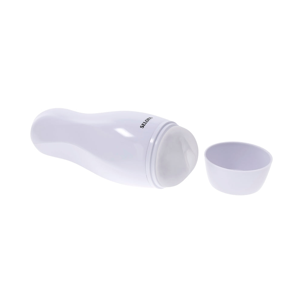 Selopa Pleasure Can Stroker - White