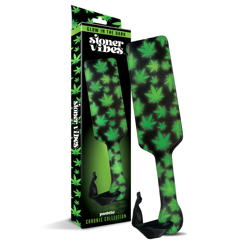 Stoner Vibes Glow in the Dark Paddle - Green