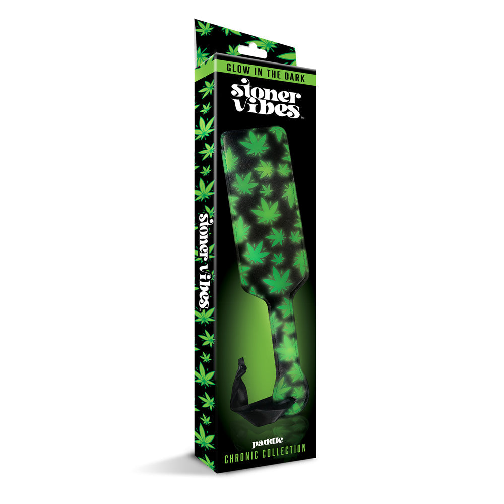 Stoner Vibes Glow in the Dark Paddle - Green