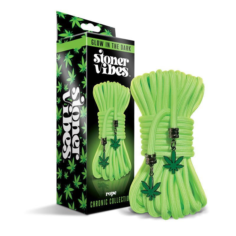 Stoner Vibes Glow in the Dark Rope - Green