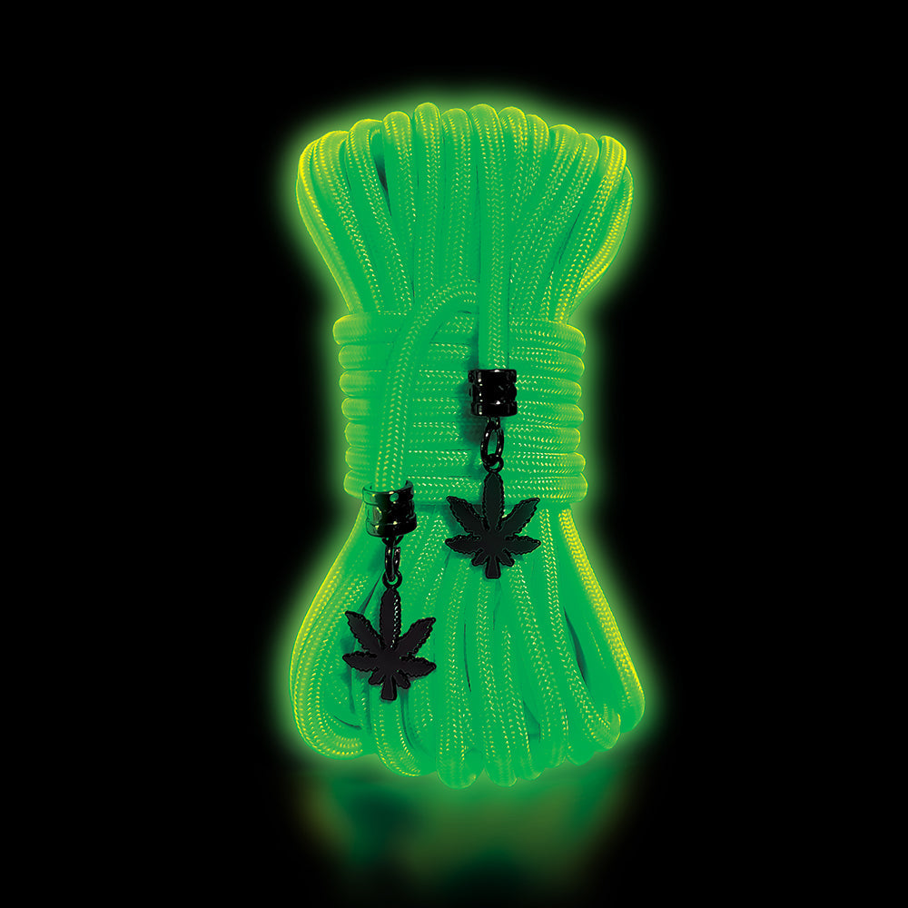 Stoner Vibes Glow in the Dark Rope - Green