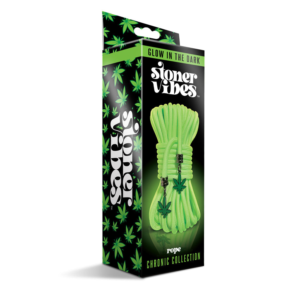 Stoner Vibes Glow in the Dark Rope - Green
