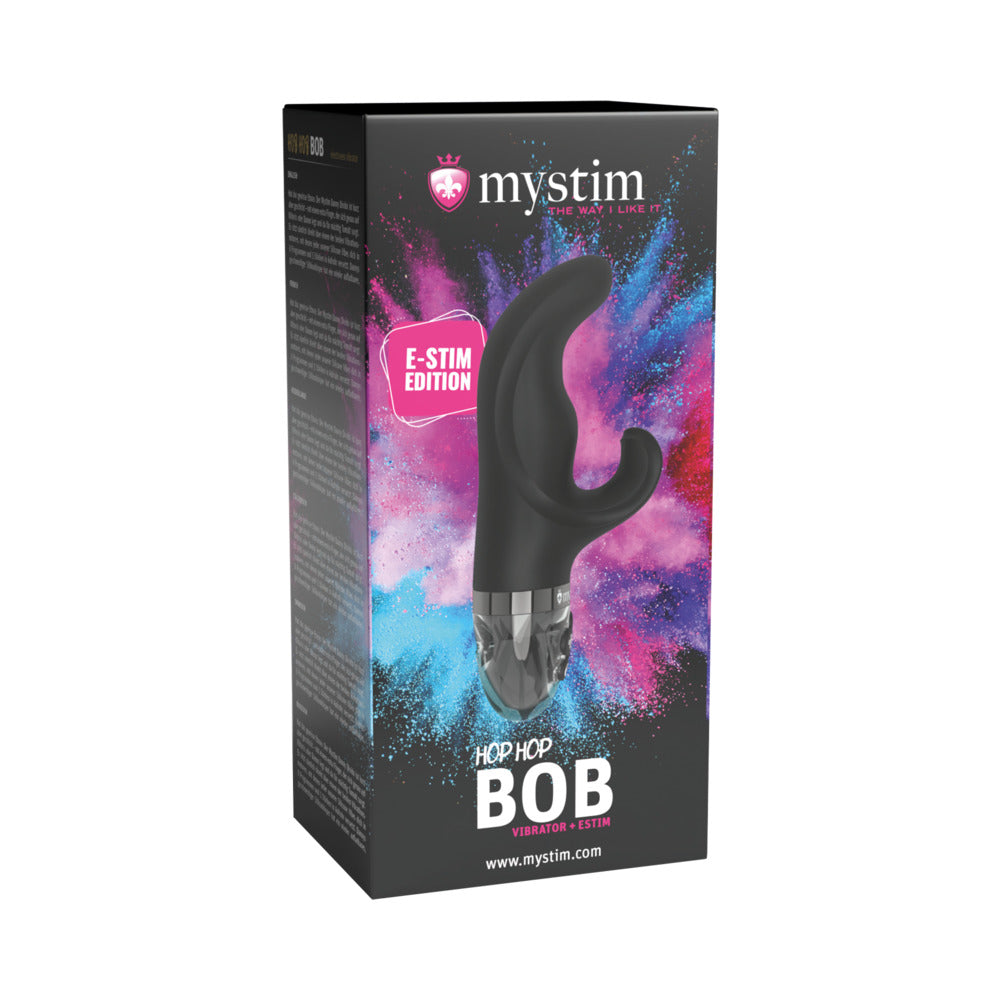 Mystim Hop Hop Bob Estim Vibrator-Black