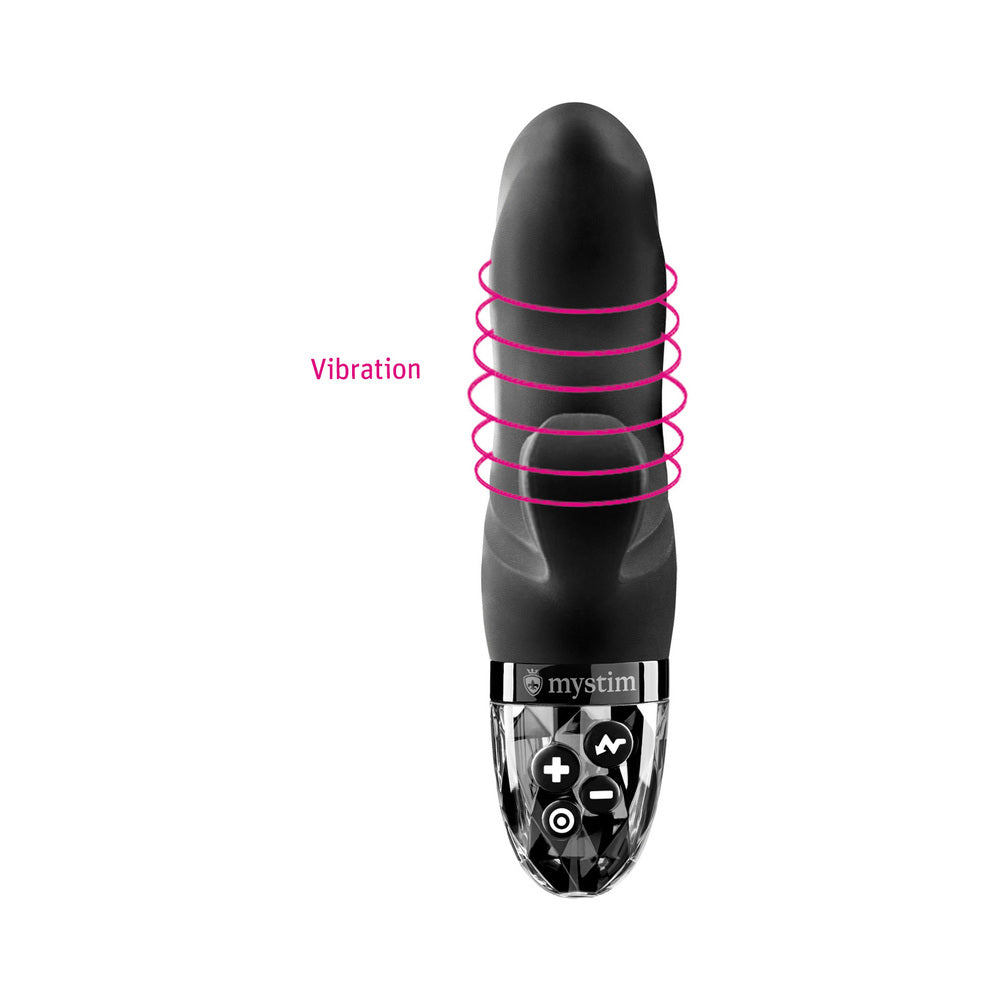 Mystim Hop Hop Bob Estim Vibrator-Black