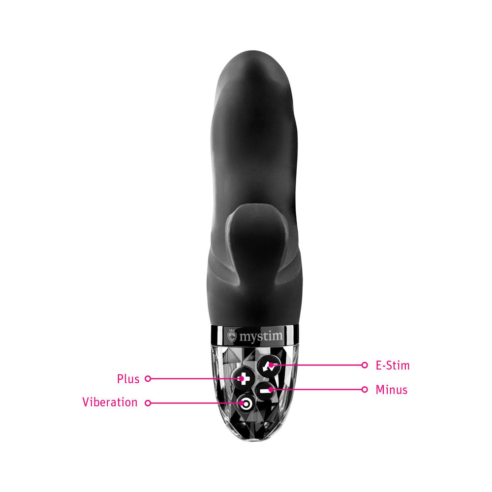 Mystim Hop Hop Bob Estim Vibrator-Black