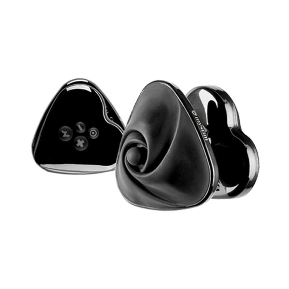 Mystim Heart's Desire Estim Layon Vibrator-Black