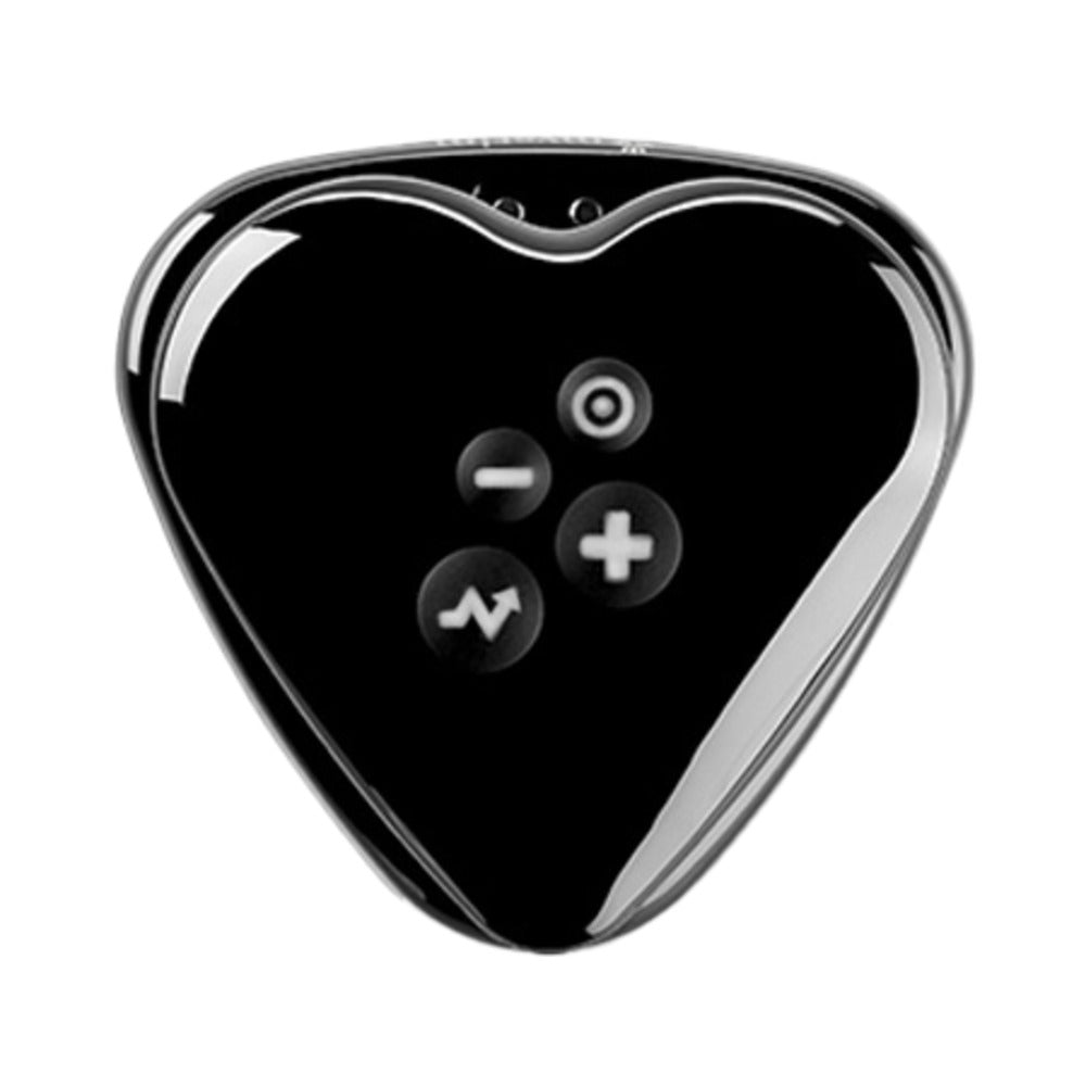 Mystim Heart's Desire Estim Layon Vibrator-Black