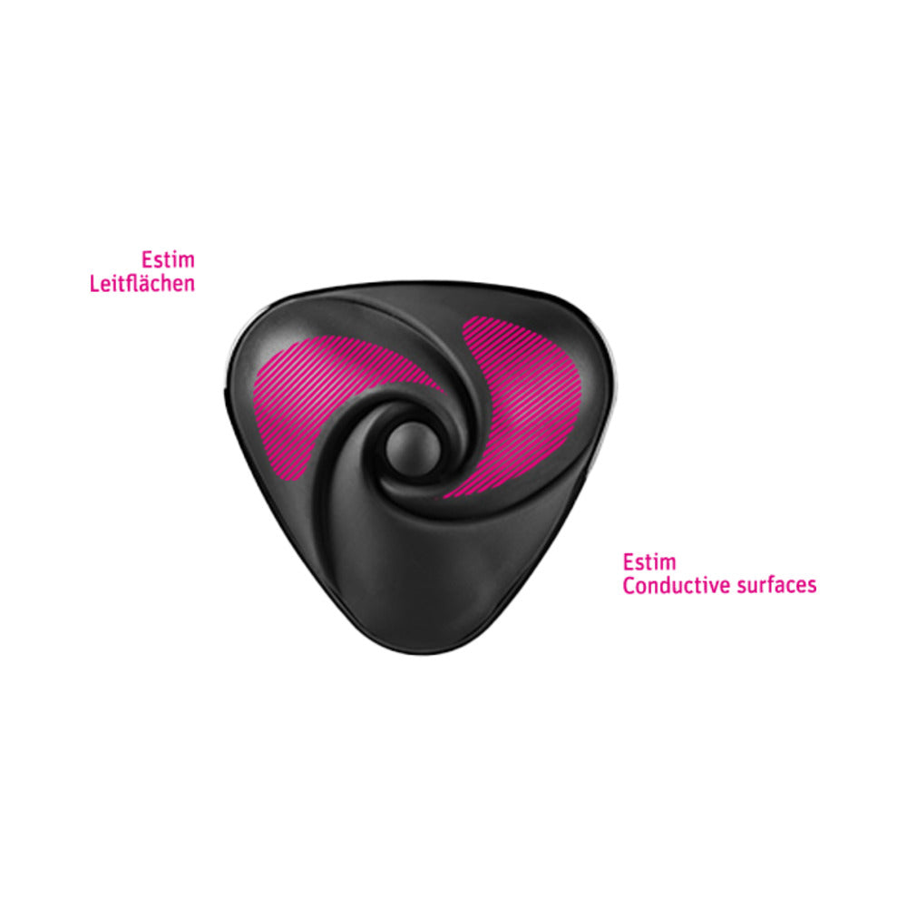 Mystim Heart's Desire Estim Layon Vibrator-Black