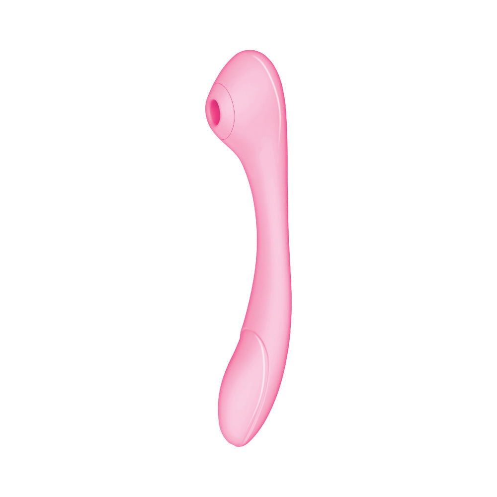 Blaze Bendable Suction Massager-Pink