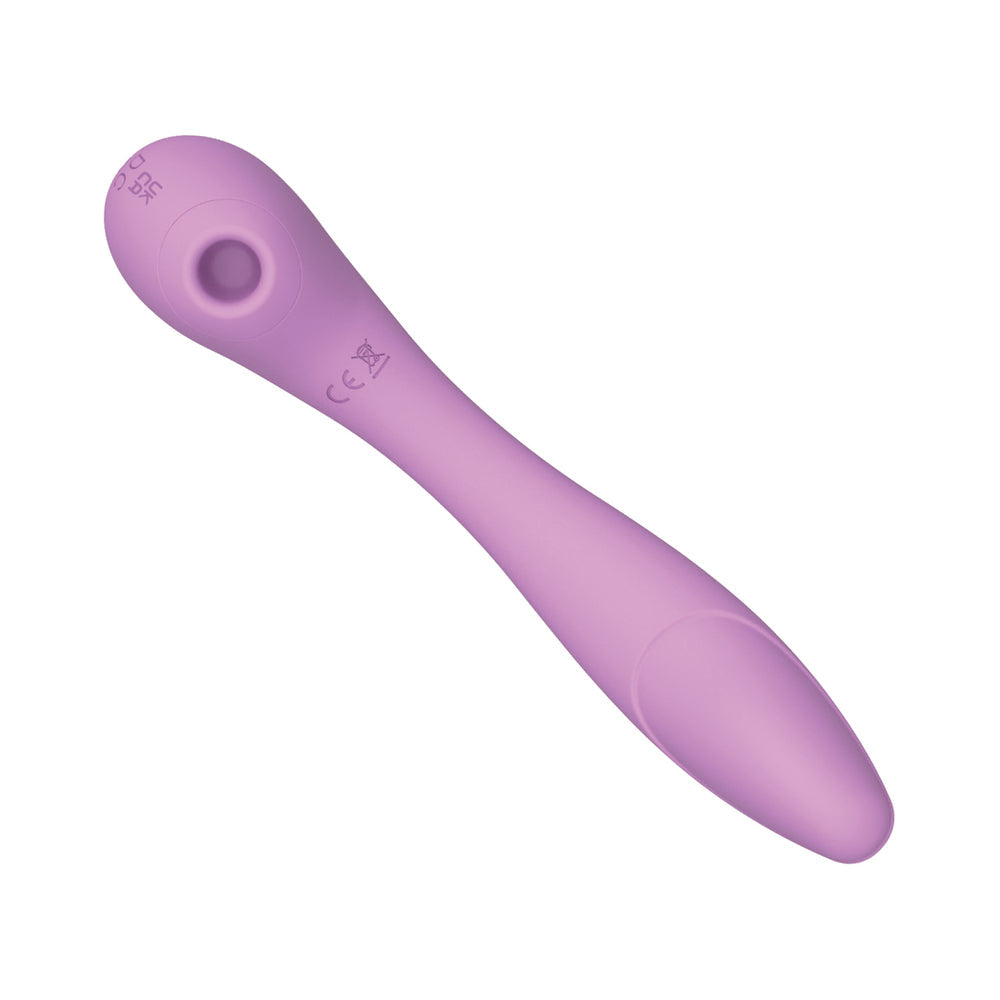 Blaze Bendable Suction Massager-Lavender