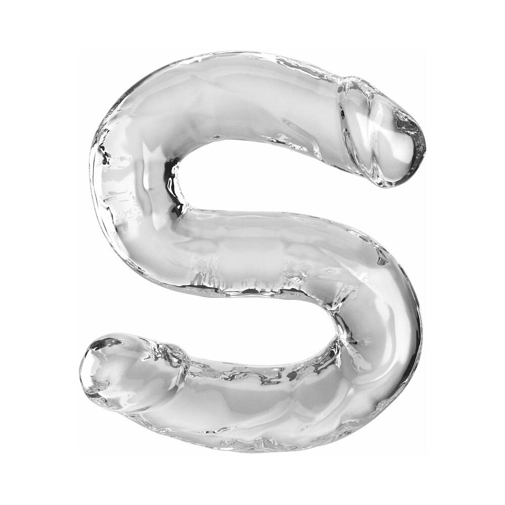 King Cock Clear Double Dildo 18"