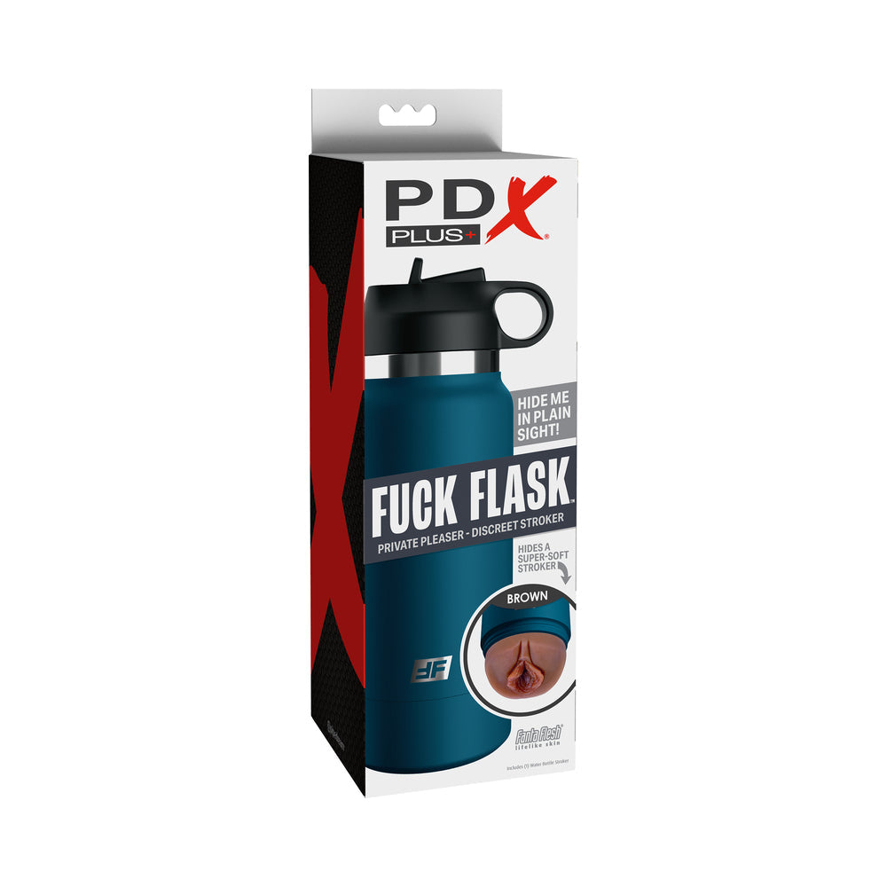 PDX Plus Fuck Flask Private Pleaser-Brown