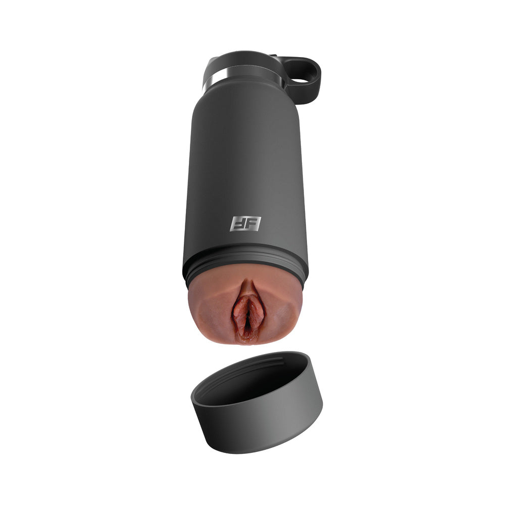 PDX Plus Fuck Flask Secret Delight-Brown