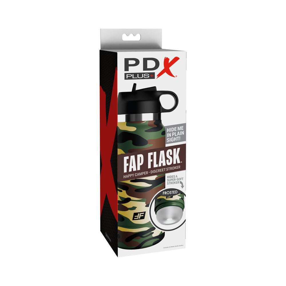 PDX Plus Fap Flask Happy Camper-Frosted