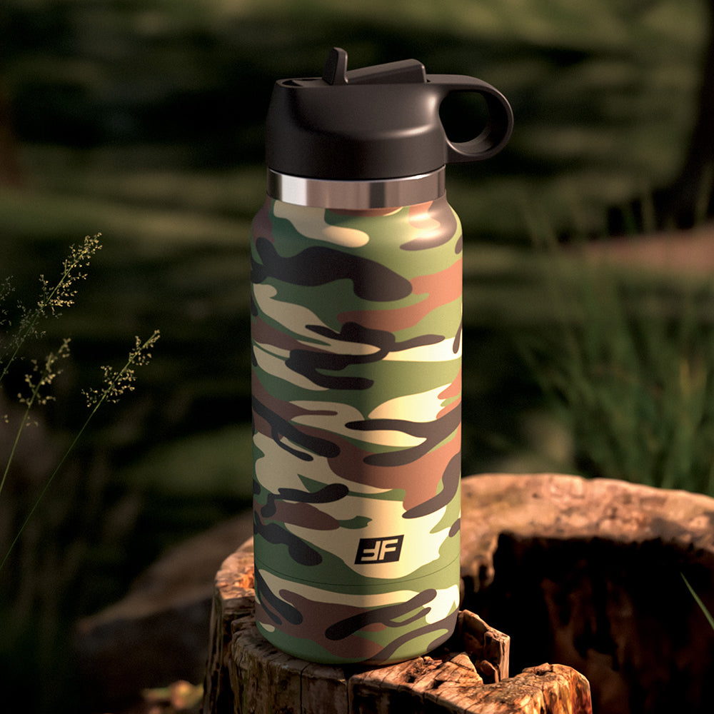 PDX Plus Fap Flask Happy Camper-Frosted