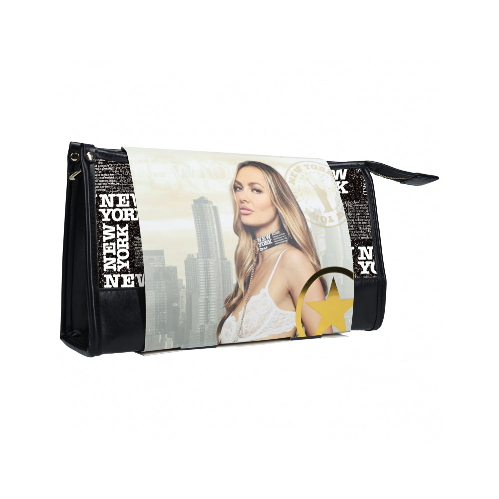 Shots Ouch! NY Collection Bondage Kit w/Bag - Black
