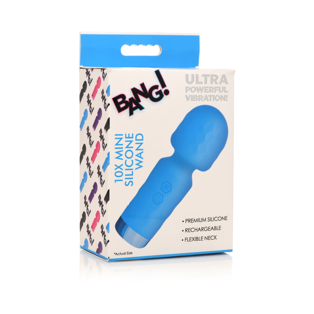 Bang! Mini Silicone Wand - Blue