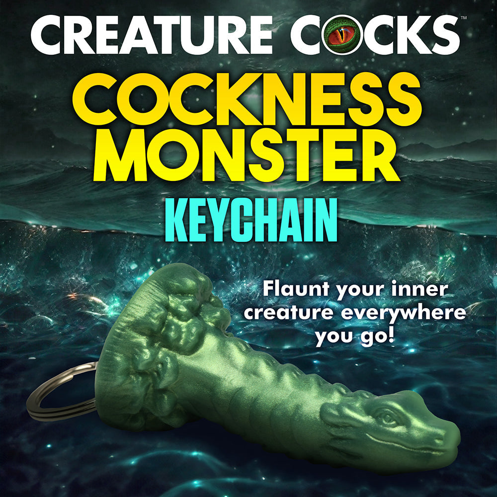 Creature Cocks Cockness Monster Silicone Key Chain - Multi Color