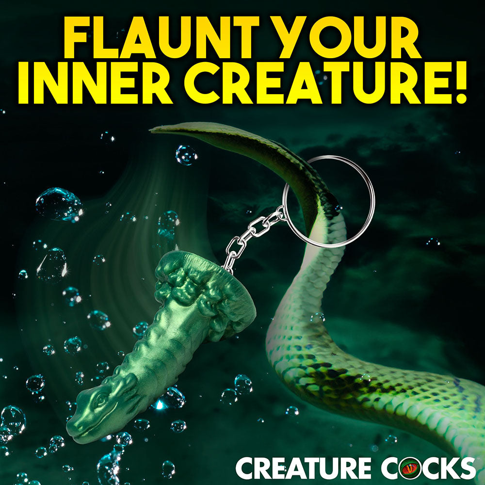 Creature Cocks Cockness Monster Silicone Key Chain - Multi Color