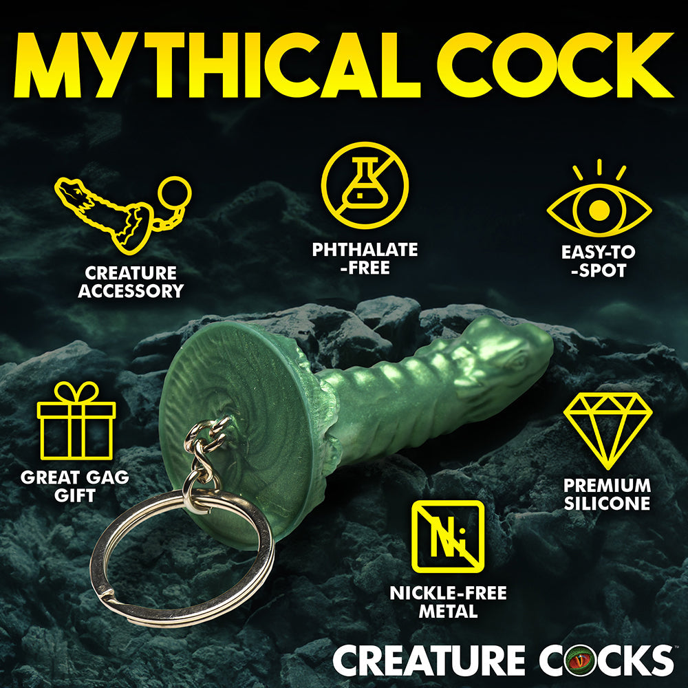 Creature Cocks Cockness Monster Silicone Key Chain - Multi Color