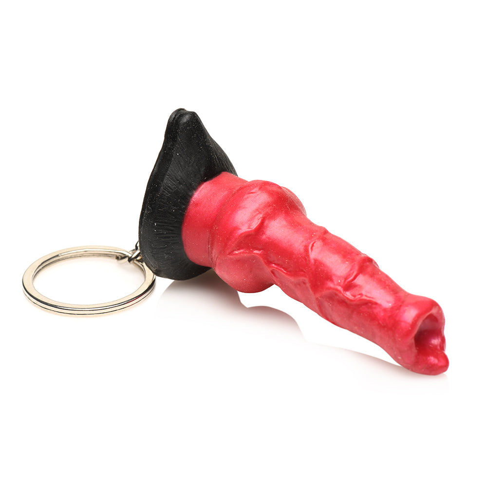 Creature Cocks Hell-Hound Silicone Key Chain - Red