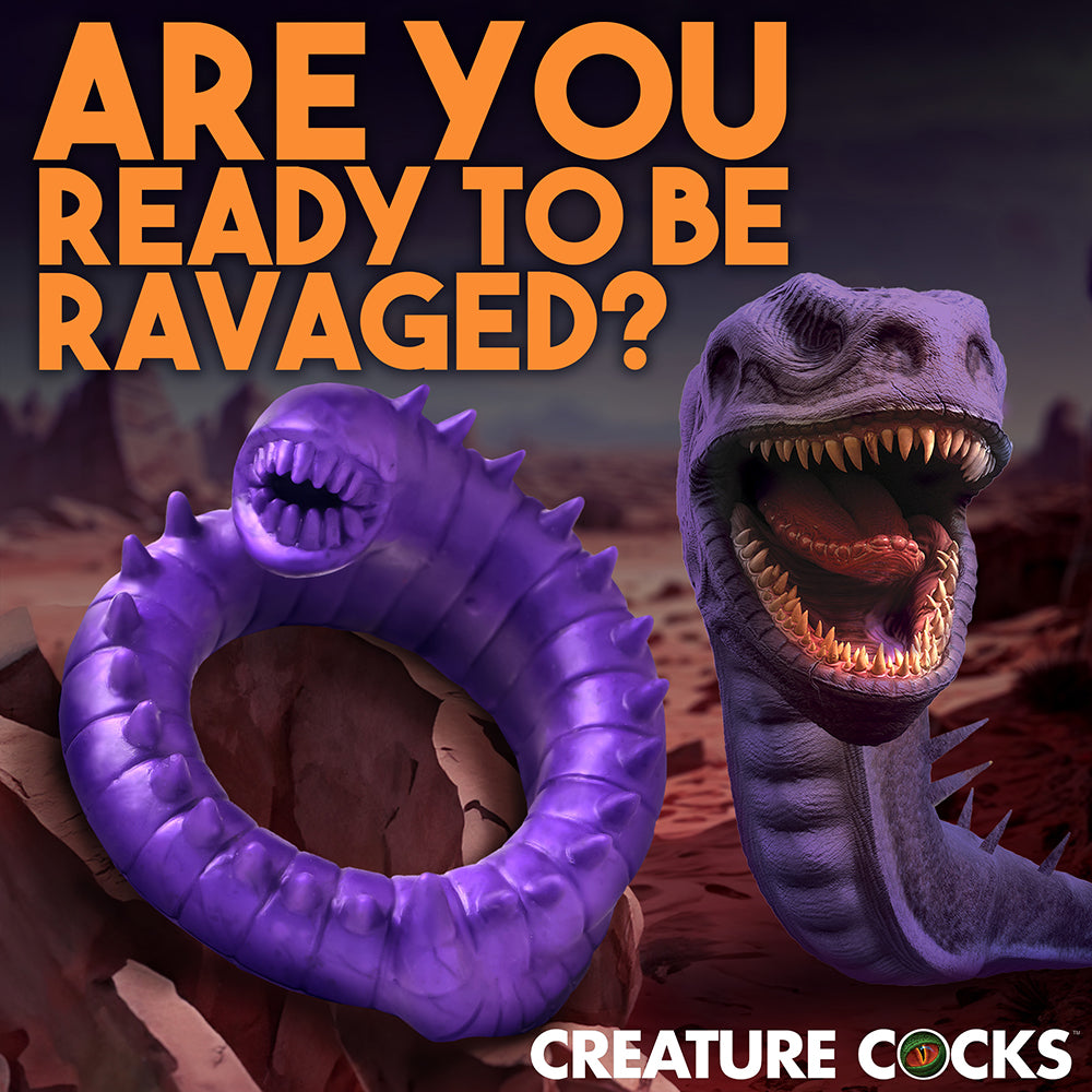 Creature Cocks Slitherine Silicone Cock Ring - Purple