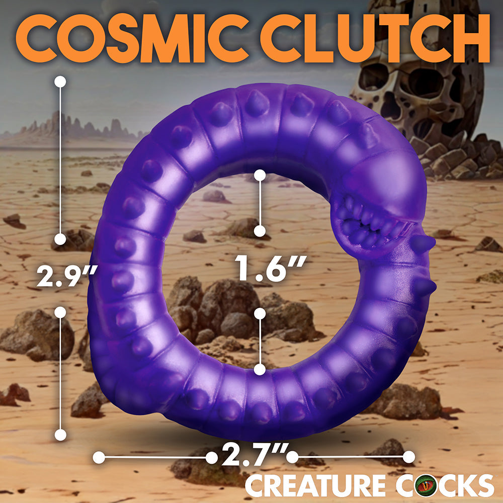 Creature Cocks Slitherine Silicone Cock Ring - Purple