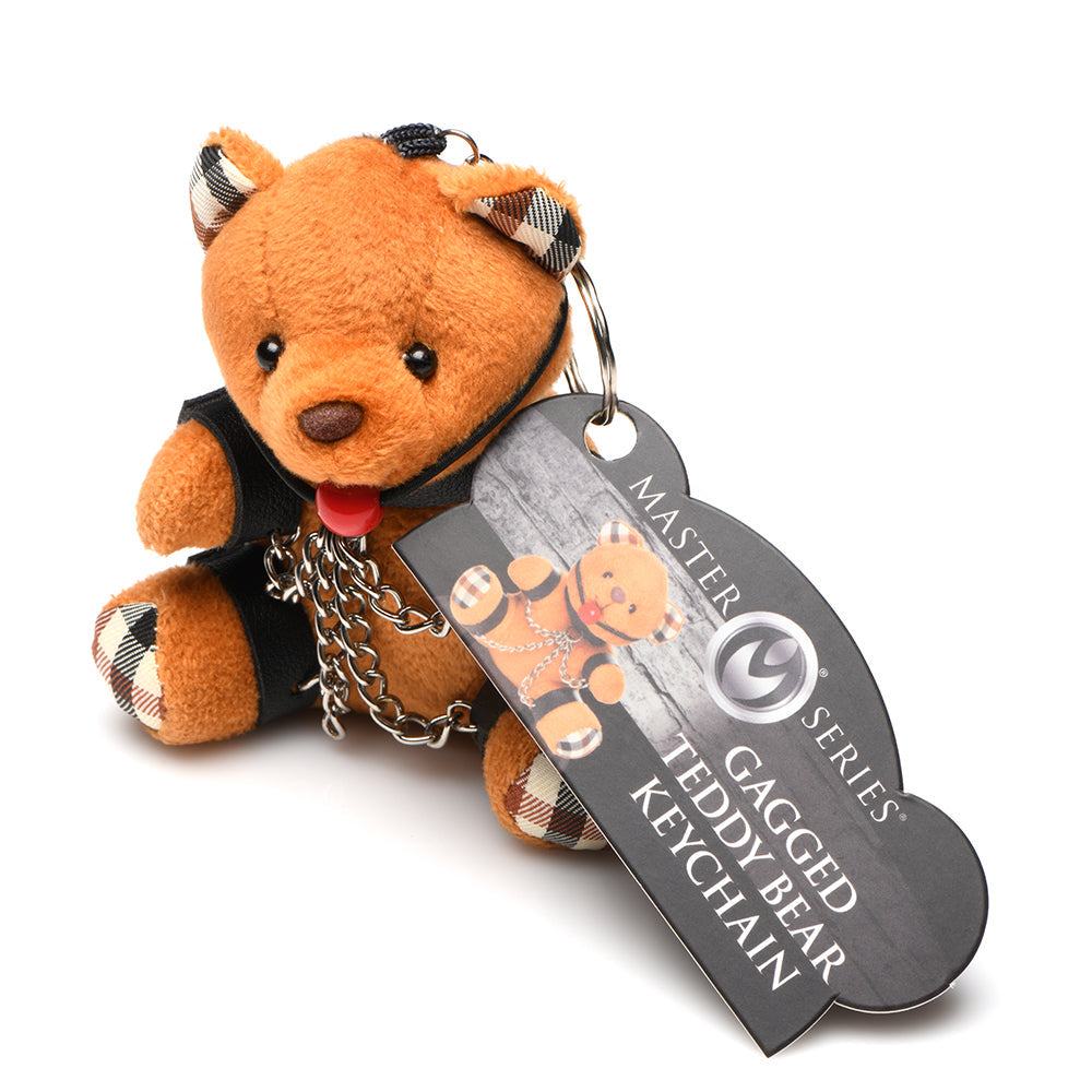 Master Series Teddy Bear Keychain-Gagged