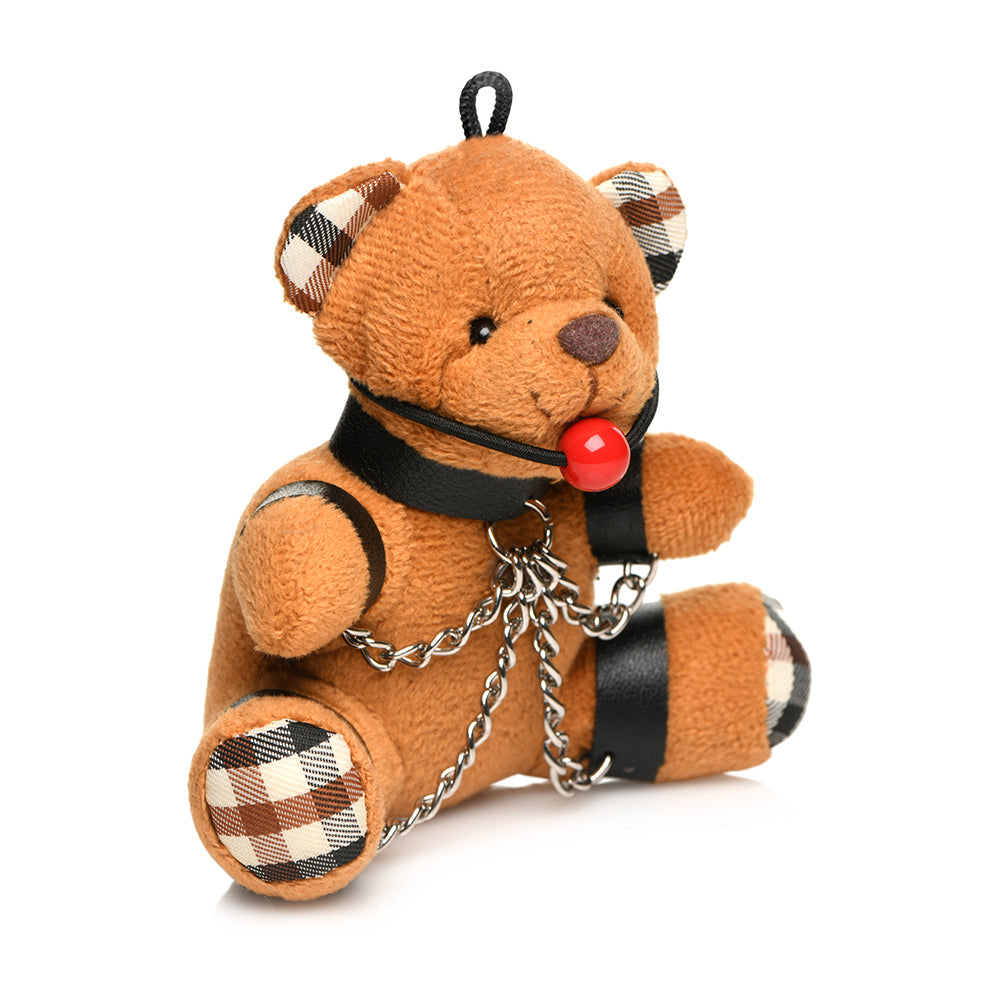 Master Series Teddy Bear Keychain-Gagged