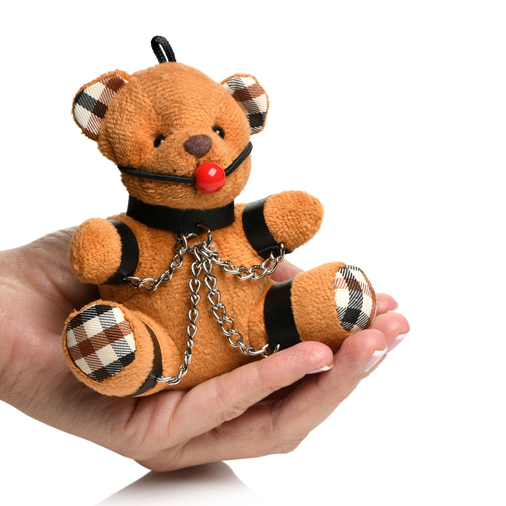 Master Series Teddy Bear Keychain-Gagged