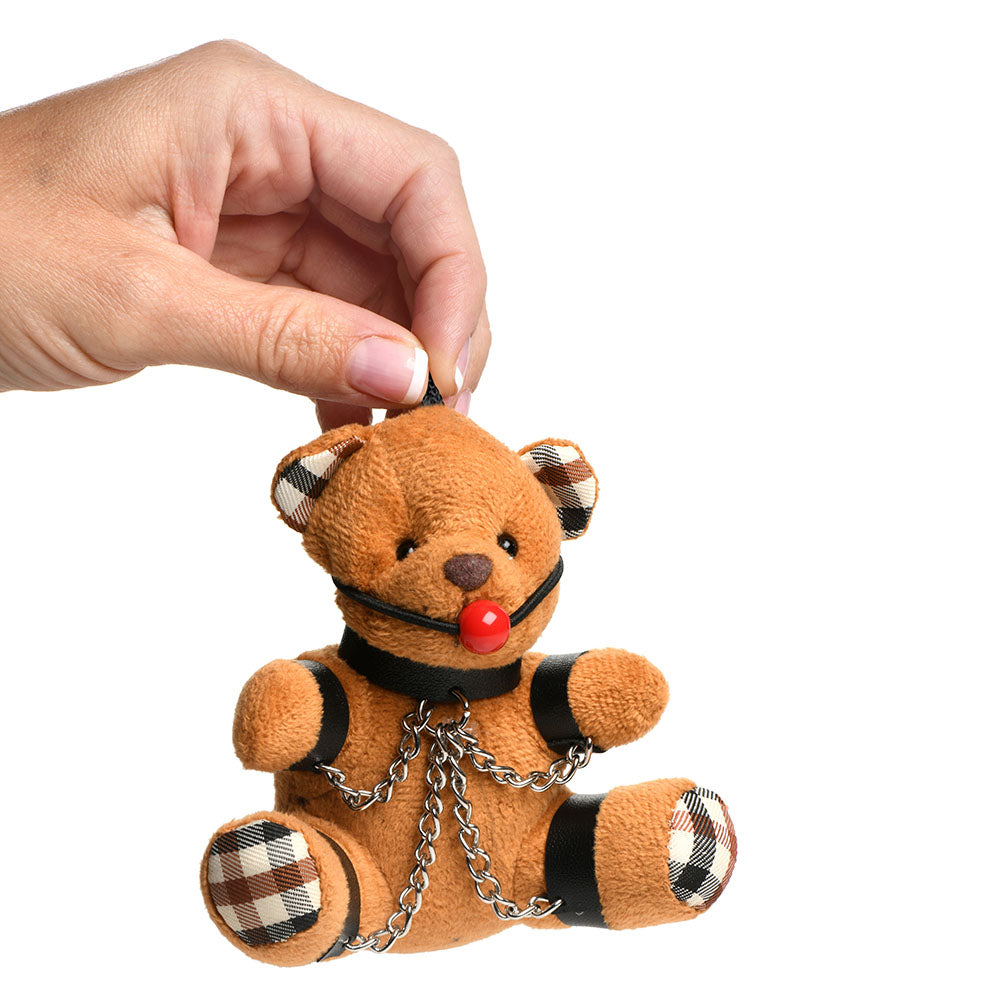 Master Series Teddy Bear Keychain-Gagged