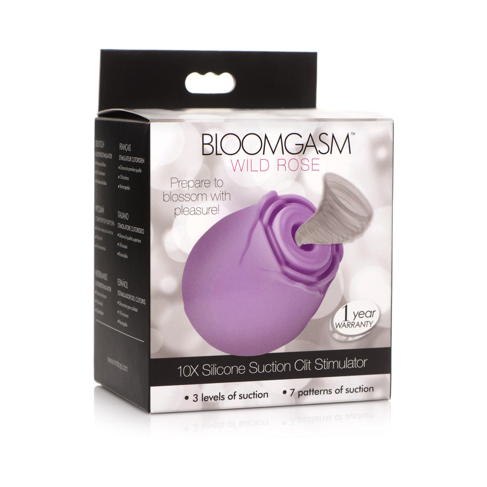 Inmi Bloomgasm Wild Rose 10X Stimulator - Purple