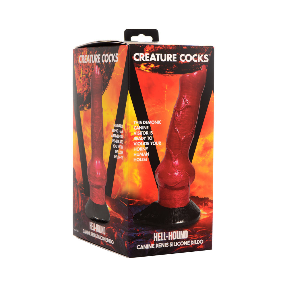 Creature Cocks Hell Hound Canine Silicone Dildo